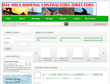 Tablet Screenshot of bayarearoofingcontractorsdirectory.com